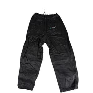 Men's Frog Toggs Black Waterproof Pants Size Medium